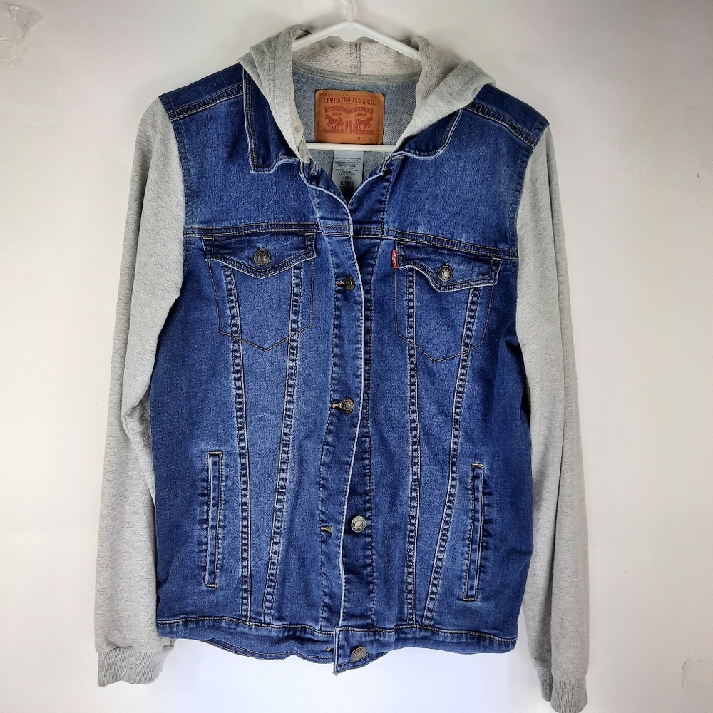 LEVI STRAUSS & CO. JEAN HOODIE JACKET